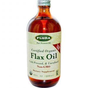Льняное масло, Flora, 500 мл