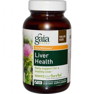 Поддержка печени, Gaia Herbs, 120 капс