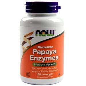 Papaia ensüümid, Now Foods, 180 pastilli
