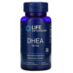 Дегидроэпиандростерон, DHEA, Life Extension, 25 мг, 100 таблеток