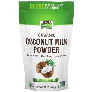 Kookospiimapulber, kookospiim, Now Foods, päris toit, orgaaniline, pulber, 340 g