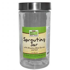 Sprouting Jar, Now Foods, klaas, 1,89 L