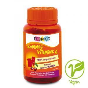 Laste C-vitamiin, Radiergummis C-vitamiin, Pediakid, 60 kummikummit