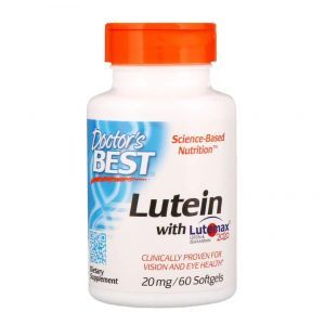 Лютеин, Doctors Best, Лютемакс, 20 мг, 60 капсул