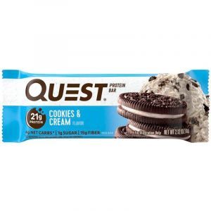 Протеиновый батончик, Protein Bar, Quest Nutrition, печенье и крем, 60 г