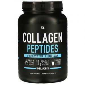Коллагеновые пептиды, Collagen Peptides, Sports Research, без вкуса, 907 г

