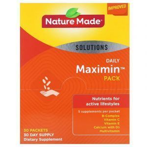 Поливитамины и минералы, Nature Made, 30 пакетиков