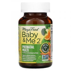 Витамины для беременных 2, Baby & Me 2, MegaFood, 60 таблеток 