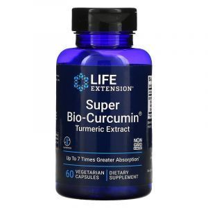 Куркумин, Bio-Curcumin, Life Extension, супер-био, 400 мг, 60 ка