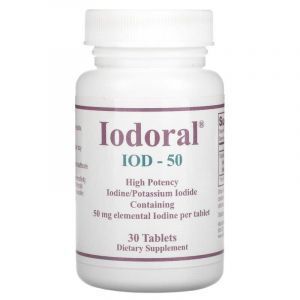 Йодорал, Iodoral, IOD-50, Optimox, 50 мг, 30 таблеток