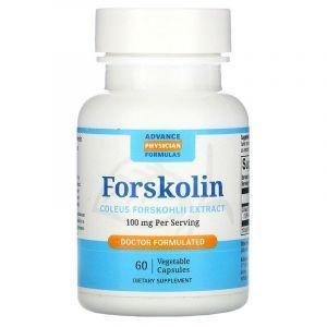 Форсколин, Forskolin, Advance Physician Formulas, 100 мг, 60 вегетарианских капсул