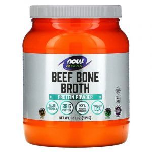Костный бульон со вкусом говядины, Beef Bone Broth, Now Foods, 544 г