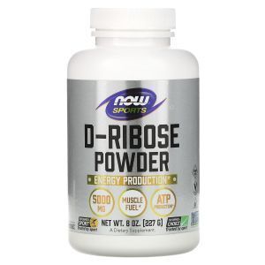 D-рибоза, D-Ribose, Now Foods, Sports, порошок, 5000 мг, 227 г
