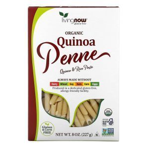 Макароны из киноа пенне, Quinoa Penne, Now Foods, Living Now, органик, 227 г