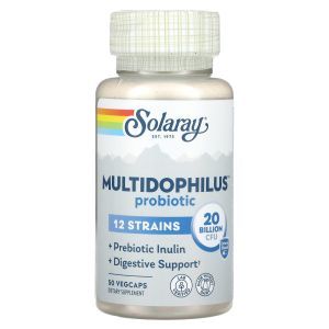 Пробиотики, Multidophilus 12, Solaray, 50 капс.