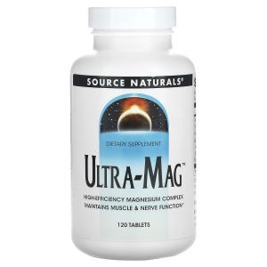 Магний (ультра), Ultra-Mag, Source Naturals, 120 таблеток