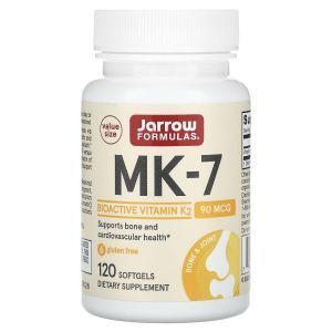 Vitamiin K2, MK-7, vitamiin K2, Jarrow valemid, 90 mcg, 120 kapslit