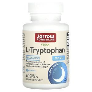 Триптофан (L-Tryptophan), Jarrow Formulas, 500 мг, 60 капсул