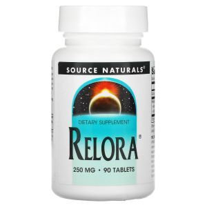Kortisooli vähendamine, Relora, Source Naturals, 250 mg, 90 tabletti