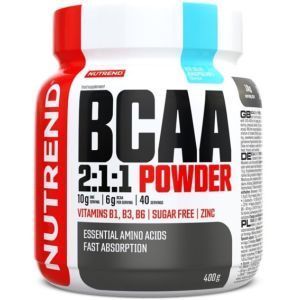 Аминокислоты BCAA, BCAA 2:1:1, Nutrend, ледяная голубая малина, 400 г
