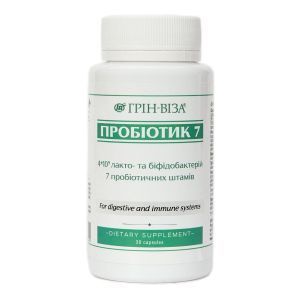 Пробиотик 7, Фитофорте, Грин-Виза, 30 капсул
