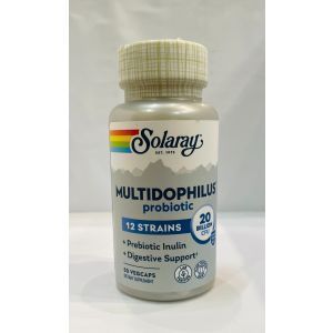 Probiootikumid, Multidophilus 12, Solaray, 20 miljardit CFU, 50 kapslit