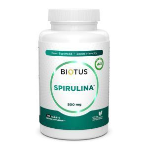 Spirulina, Spirulina, Biotus, 500 mg, 200 tabletti