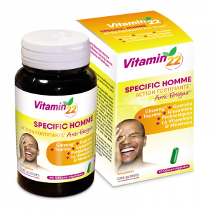 Витаминный комплекс для мужчин, Specifique Homme, Vitamin’22, специальный, 60 вегетарианских капсул
