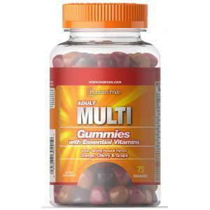 Мультивитамины для взрослых, Adult Multivitamin Gummy, Puritan's Pride, 75 жевательных таблеток
